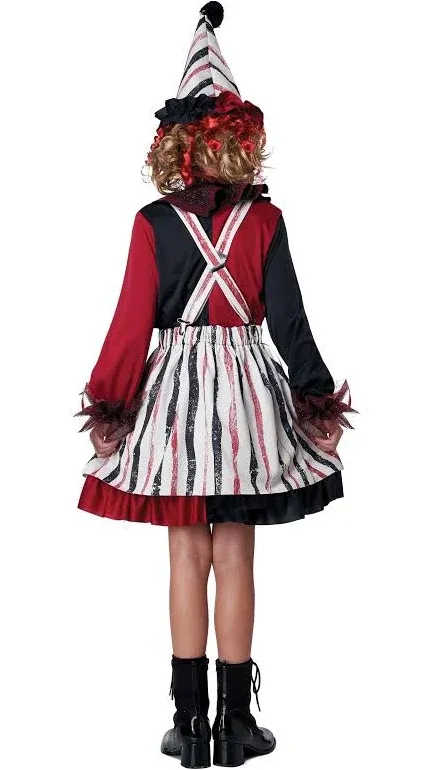 California Costume Clever Clown Child Girls Circus Halloween Outfit 3021-140