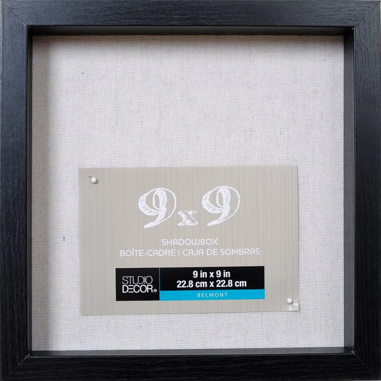 Black Belmont Shadow Box by Studio Décor®