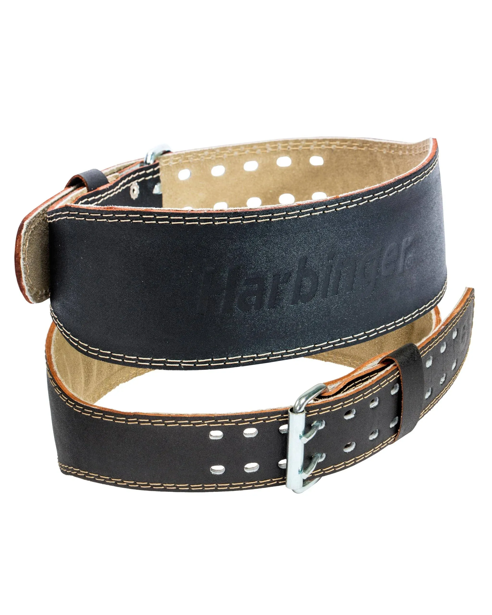 Harbinger Harbinger Padded Leather Belt Black