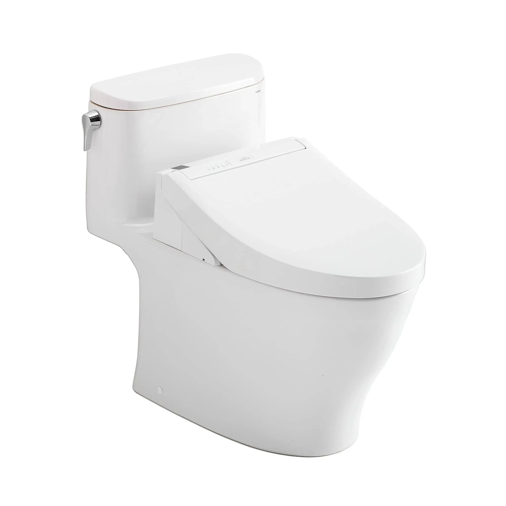 Toto MW6423084CEFG#01 Washlet+ Nexus One-Piece Elongated 1.28 GPF Toilet and ...