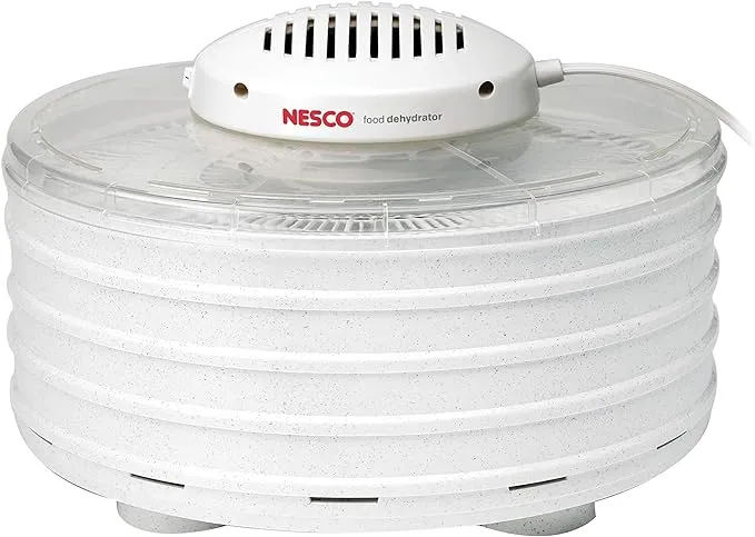 NESCO Food Dehydrator, 4 Trays, Speckled White