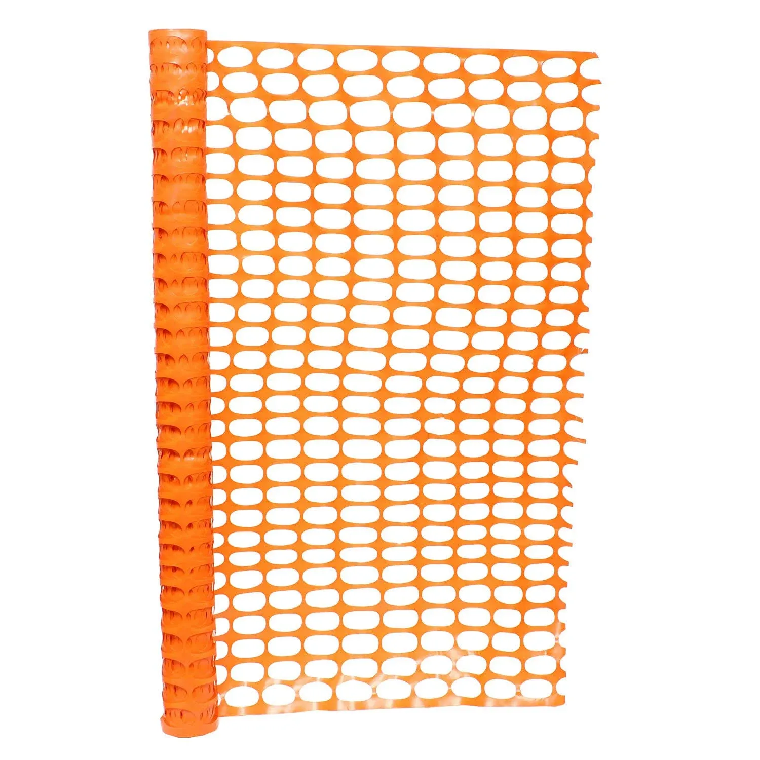 Bisupply 4 ft Safety Fence 50 ft Plastic Fencing Roll for Construction Fencing ...