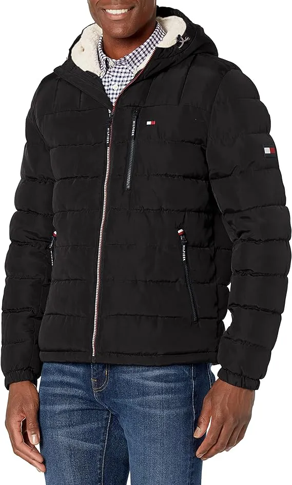 Tommy Hilfiger Men's Insulated Hooded Puffer Jacket