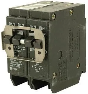 EATON CUTLER HAMMER BQ240250 BQ Quad Breaker 1-40A/2P 1-50A/2P Indep. Trip 120/240V 10K