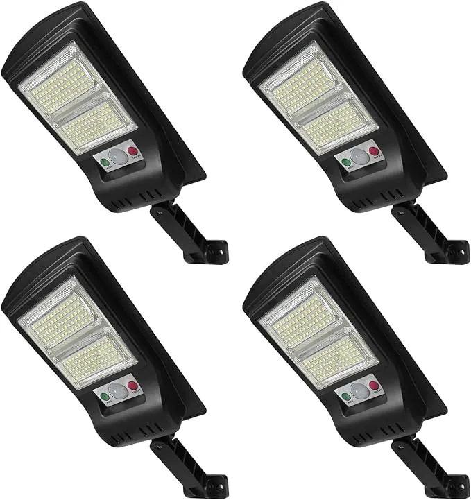 Duewot Outdoor Solar Flood Lights - 140 LED, Waterproof and Wireless Security ...