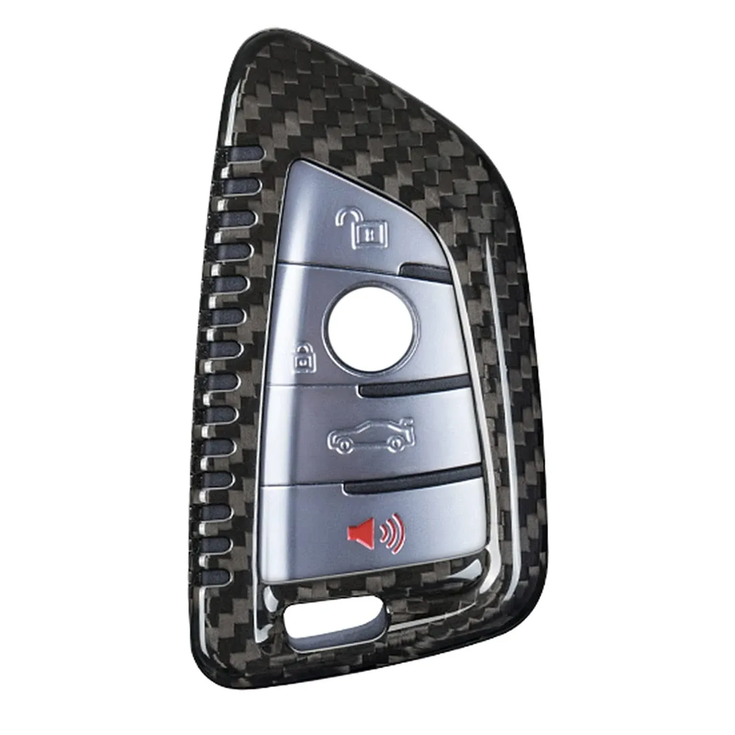 Real Carbon Fiber Key Fob Cover for BMW