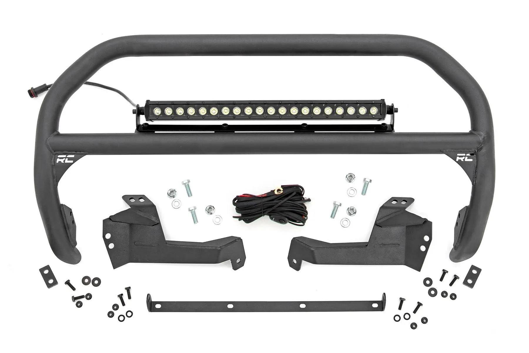 Nudge Bar 20 Inch Black Series Single Row LED 21-Up Ford Bronco Sport Rough Country - 51041