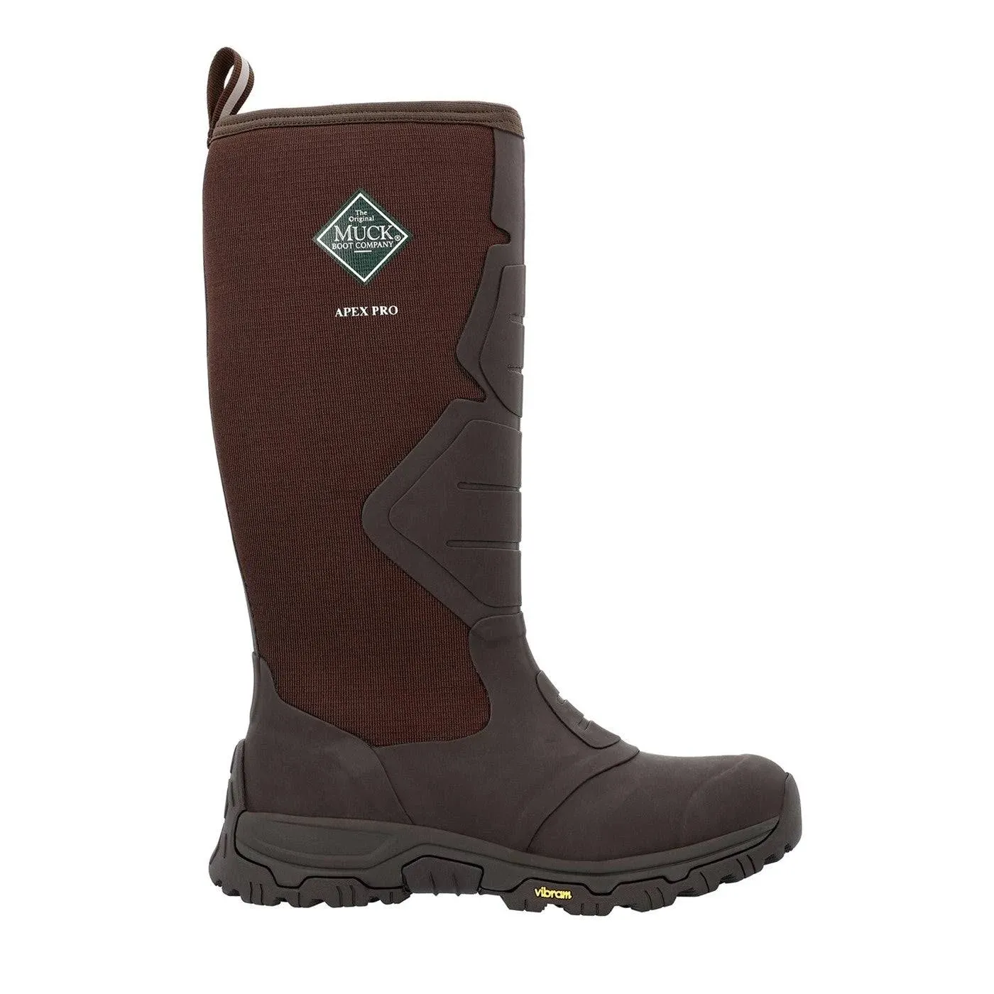 Men's Muck Apex Pro 16in Insulated Rubber Boots 14 Brown