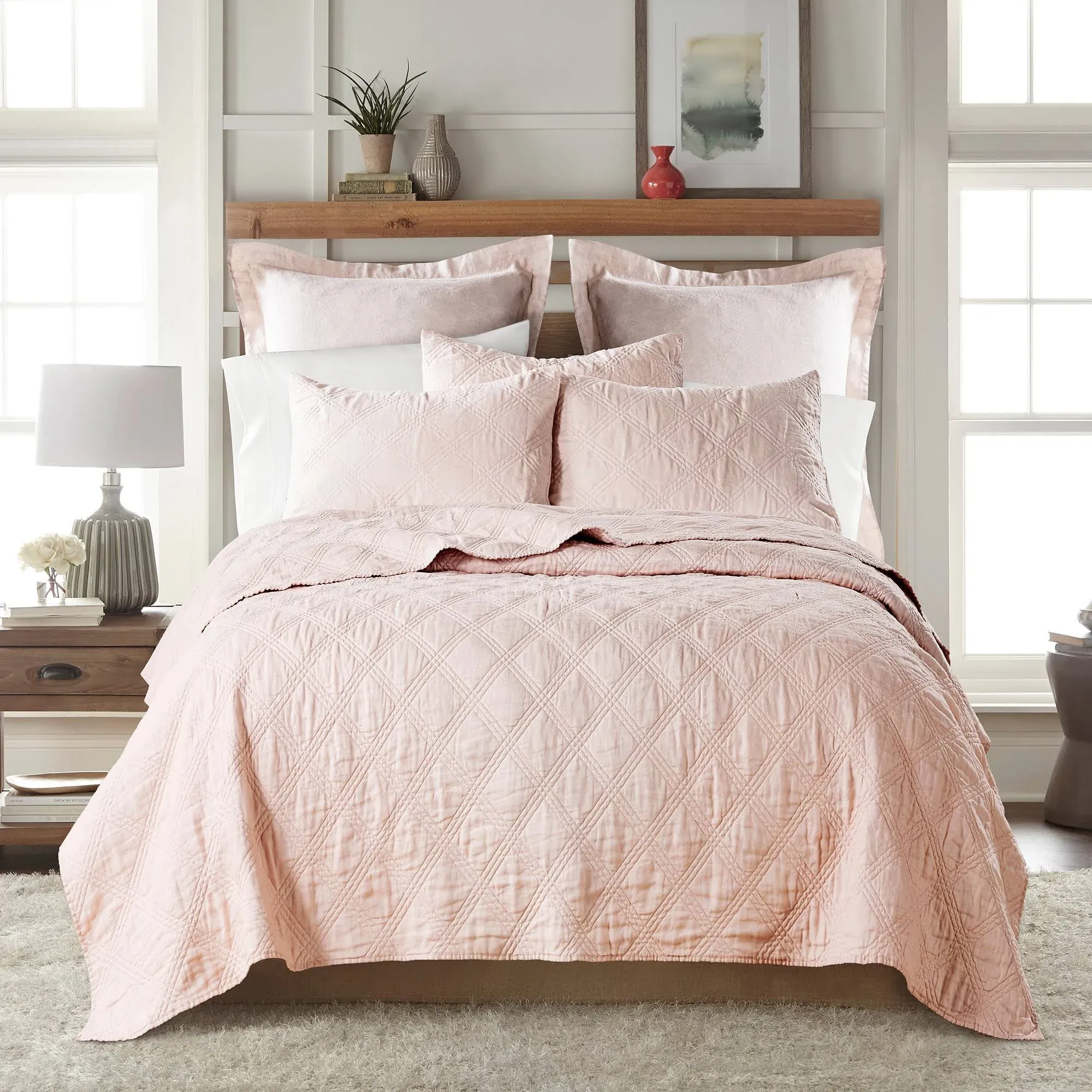 Linen Quilted Sham - Levtex Home