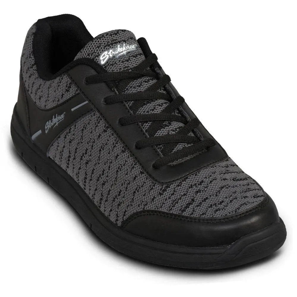 KR Strikeforce Flyer Mesh Black/Steel Bowling Shoes 10.5