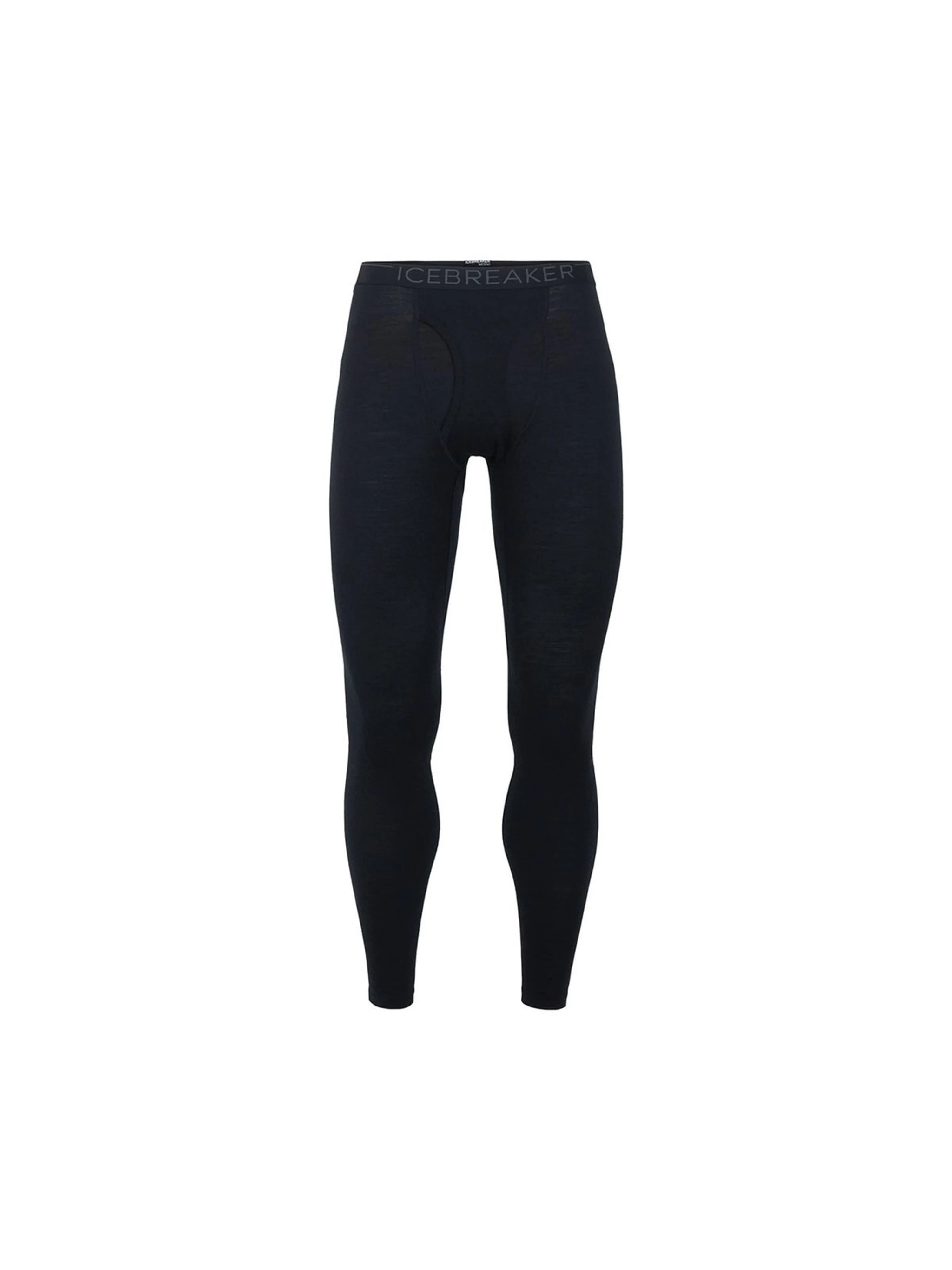 Icebreaker 200 Oasis Leggings with Fly - Black - S