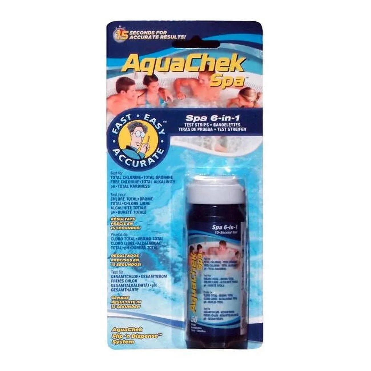 AquaChek 6-in-1 Spa Test Strips