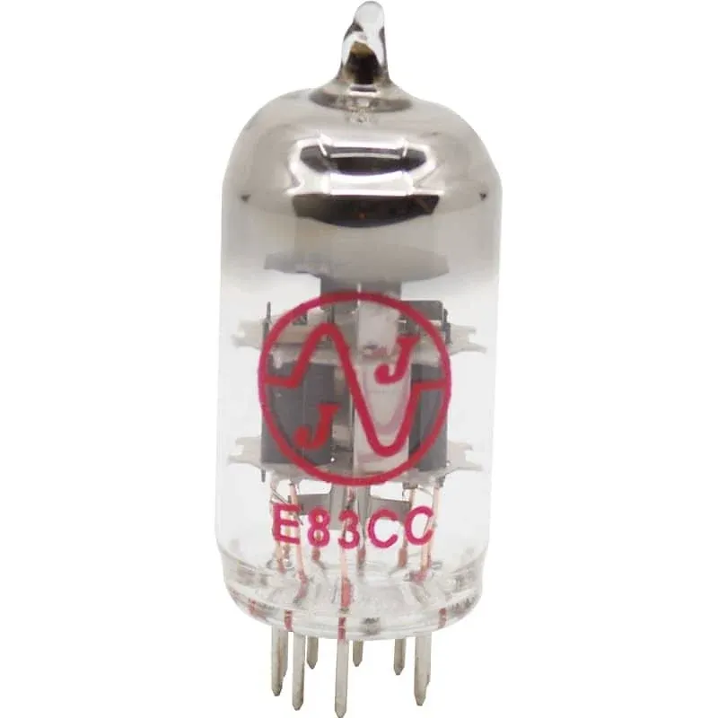 JJ E83CC / 12AX7 A-Frame Grid Short Plate Vacuum Tube