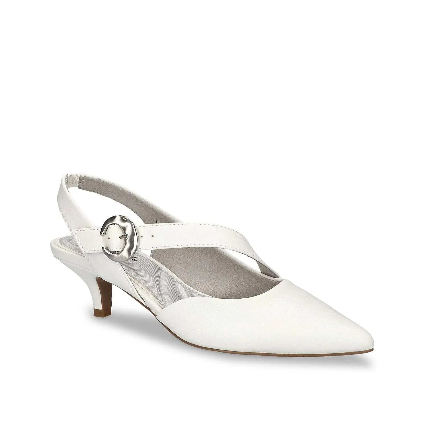 Easy Street Sarita Women's Pump - White Size 10