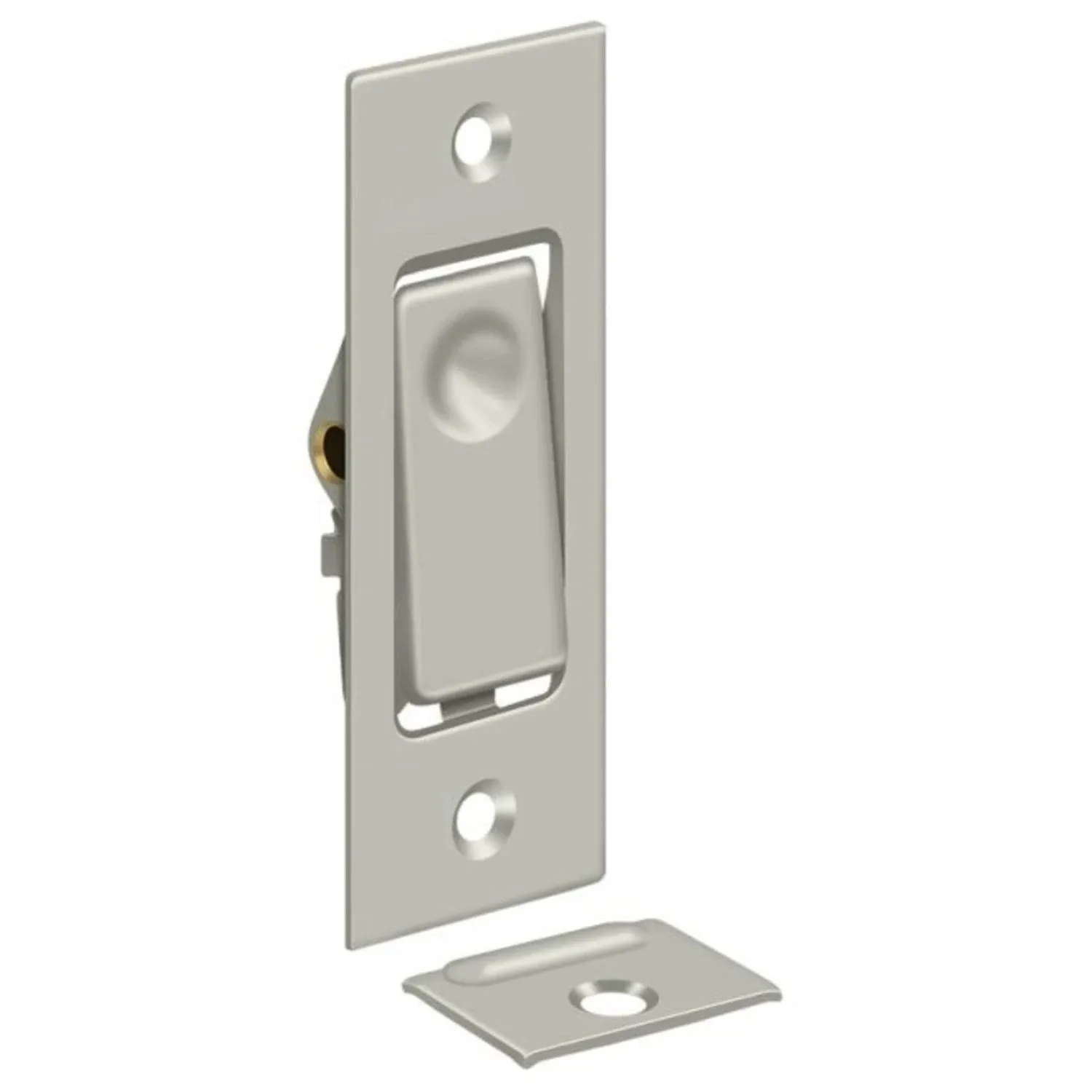 Deltana Pocket Door Bolts Jamb Bolt - Satin Nickel PDB42U15