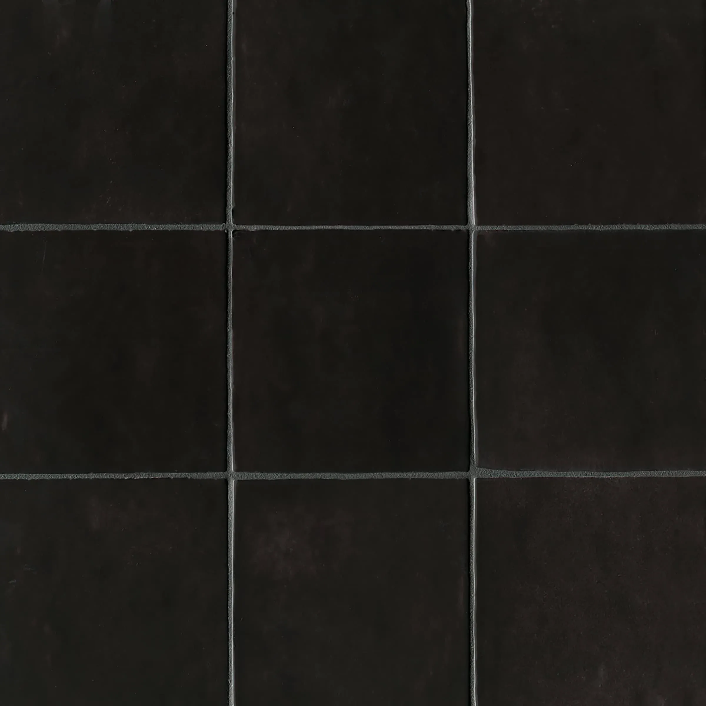 Bedrosians Cloe Gloss Ceramic Tile 5" x 5", Black (57-Pack, 10.83 sf)