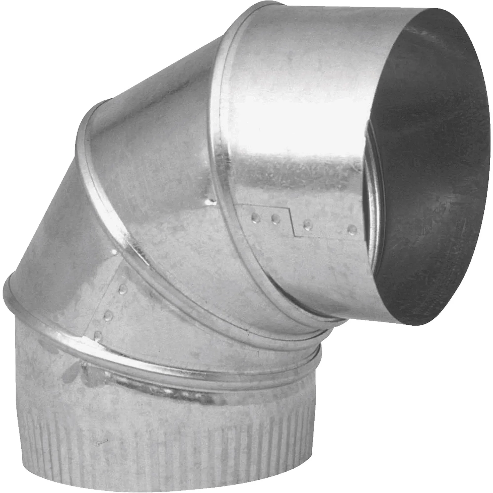 Elbow Stov Adj 26G8"Galv