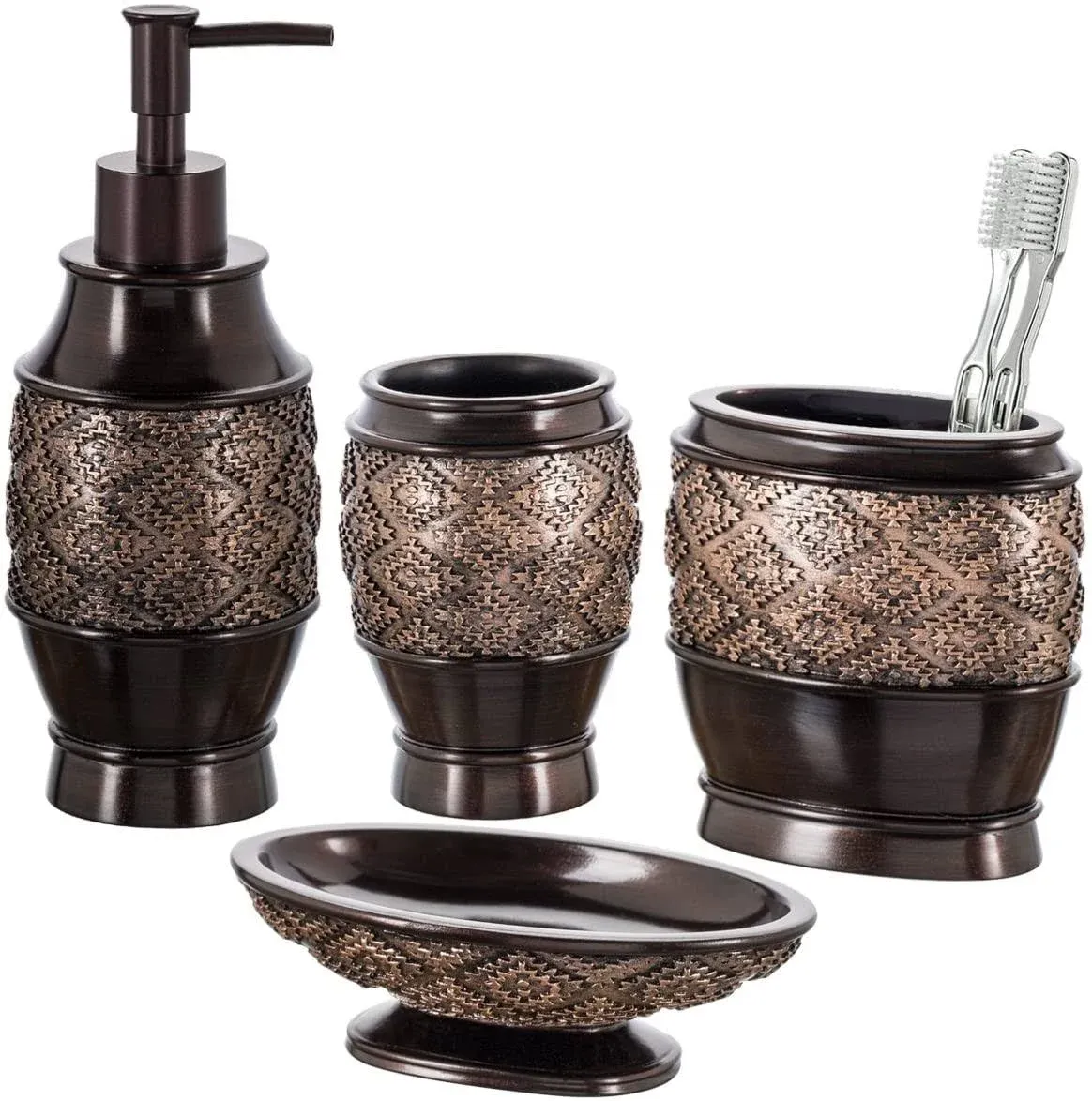 Creative Scents Dublin 6-Piece Bathroom Accessories Set