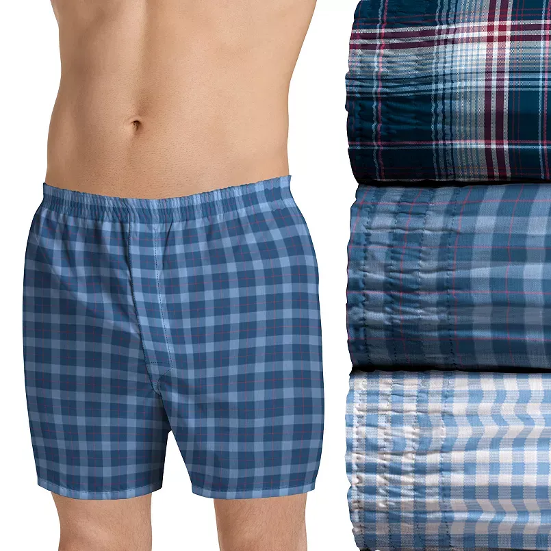 Men's Jockey® 3-pack Classic Full-Cut Woven Boxers