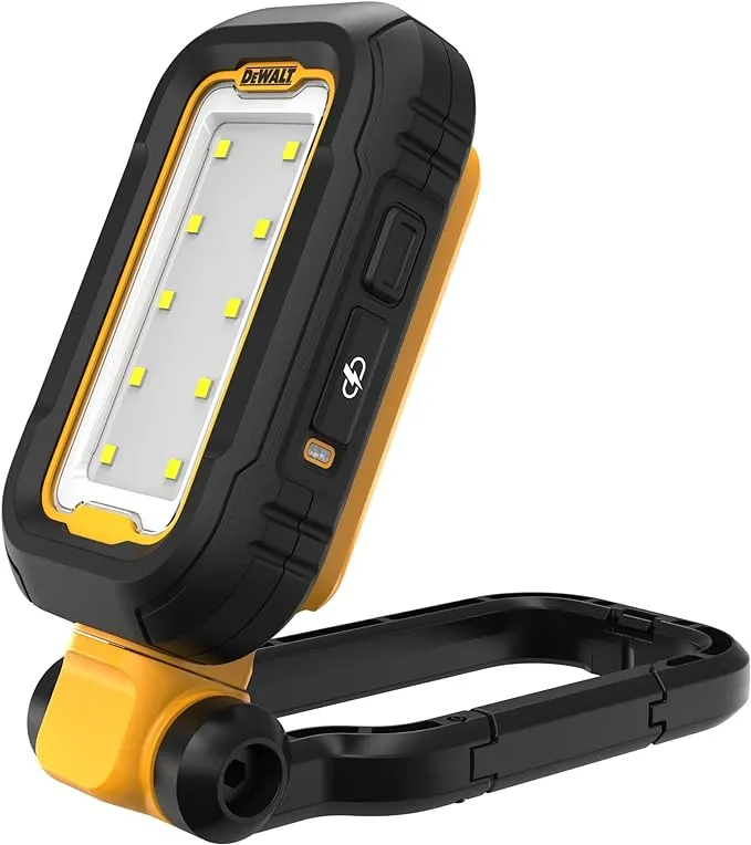 DEWALT Jobsite LED Work Light, USB-C Rechargeable (DCL182)DEWALT Jobsite LED Work Light, USB-C Rechargeable (…