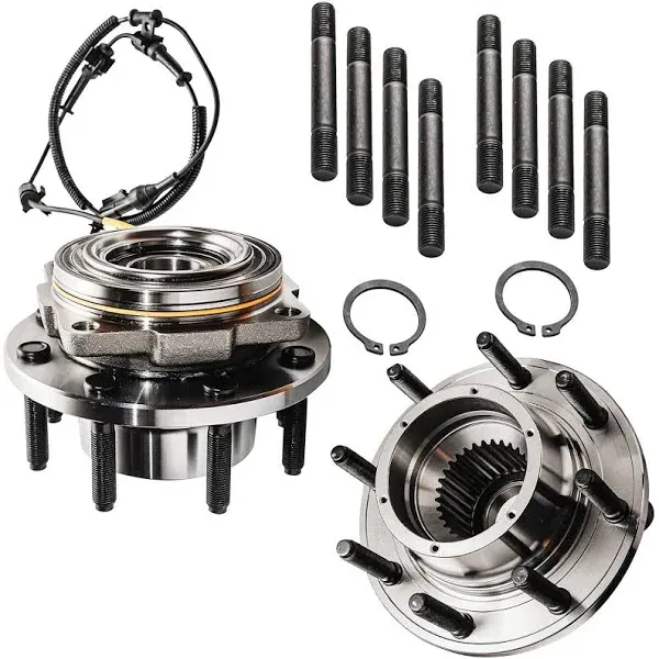 Detroit Axle 515081-DA X2 4WD Front Wheel Hub and Bearings for Ford F-250 F-350 Super Duty