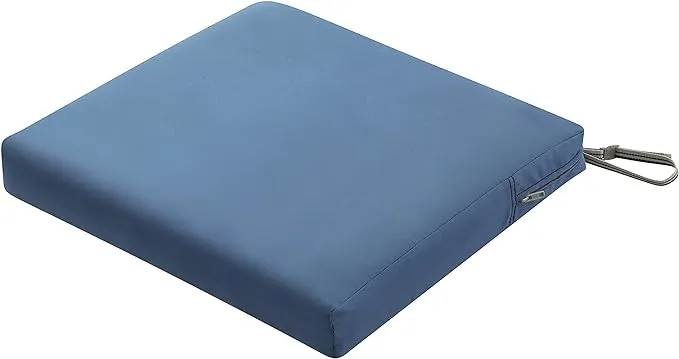 Ravenna Seat Cushion, Empire Blue, 21"x19"x3"