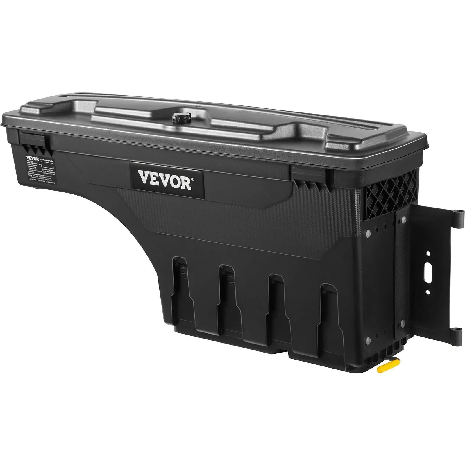 VEVOR Tool Cart Truck Bed Storage Box Lockable Swing Case with Password Padlock 6 ...