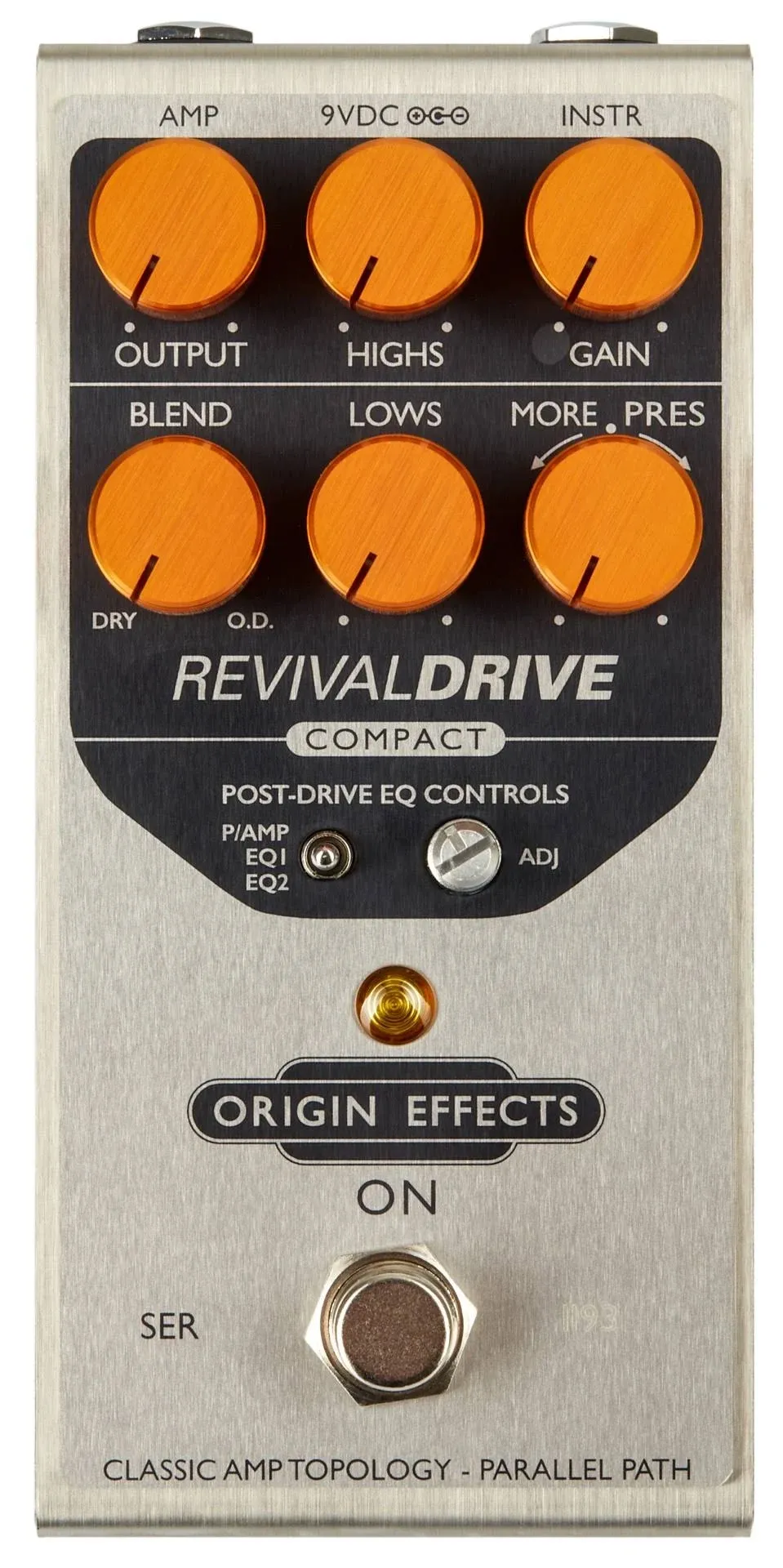 Origin Effects Revival Drive Compact Overdrive Guitar Effects Pedal