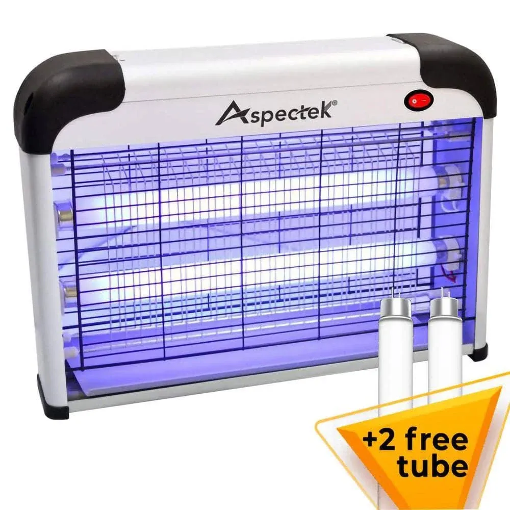 20-Watt Bug Zapper and Electric Indoor Insect Killer Including 2 Free Replacement Bulbs