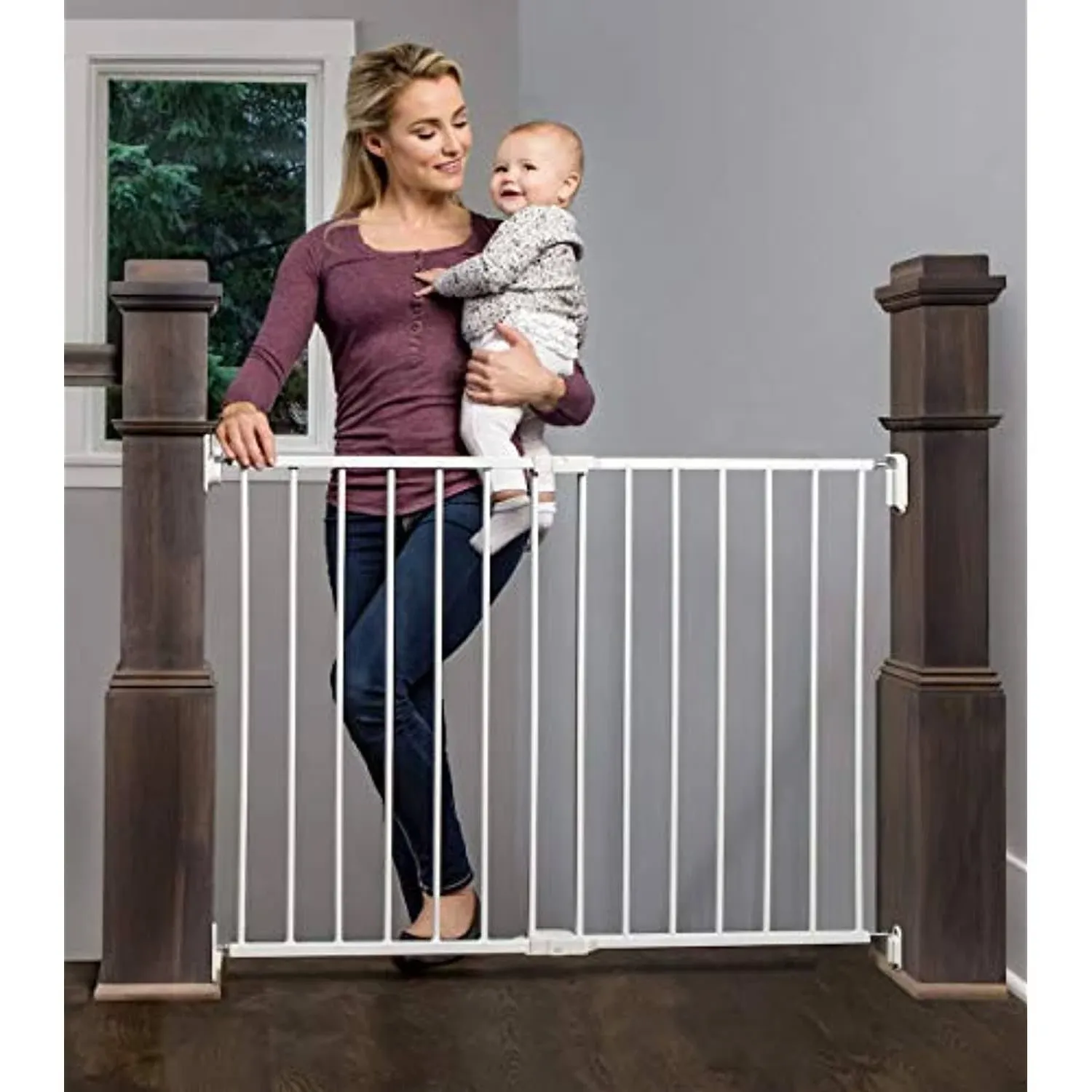 29 " Top Of Stairs Metal Safety Gate