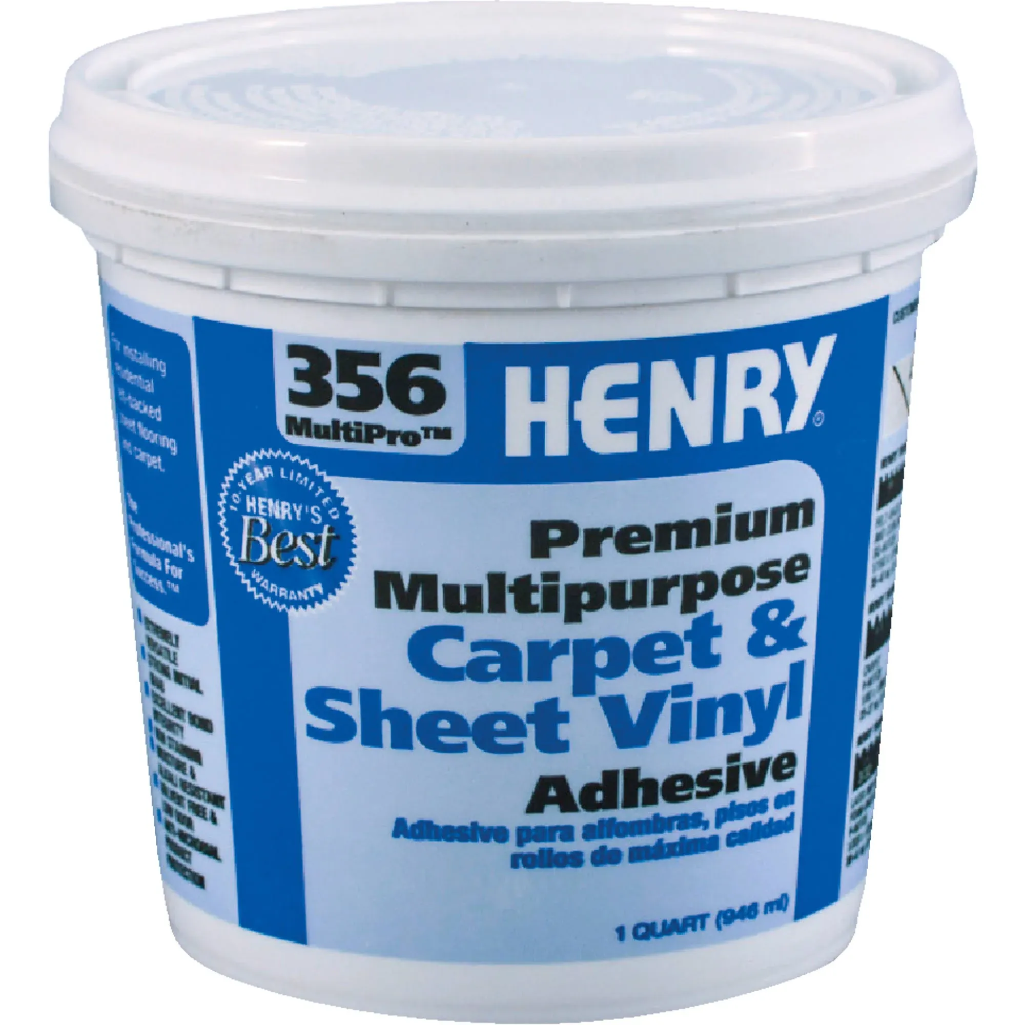 Henry Multipurpose Floor Covering Adhesive - 1 qt bucket 