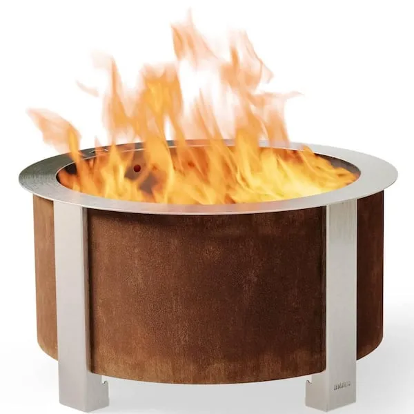 Breeo X-Series Corten Smokeless Fire Pit