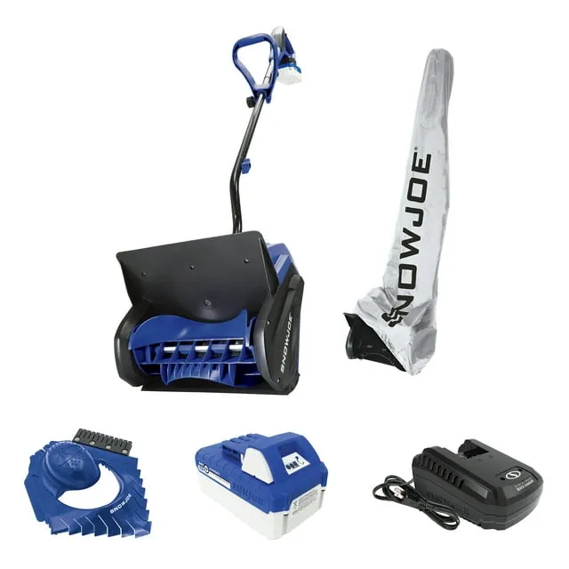 Snow Joe 24V-SS13 24-Volt iON+ Cordless Snow Shovel Kit | 13-inch | w/ 4.0-Ah Battery and Charger