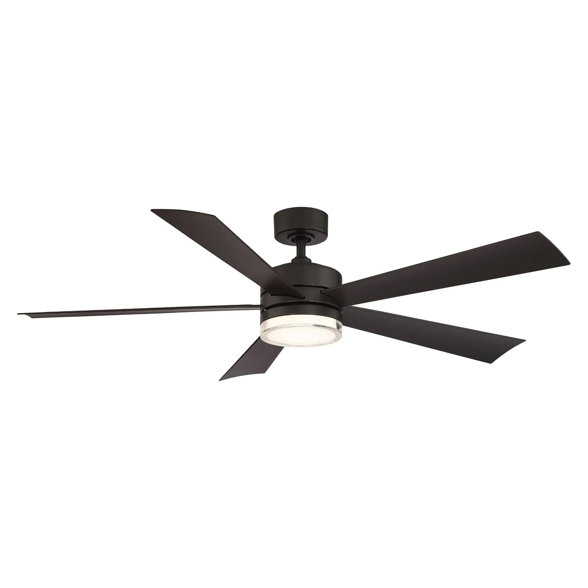 Wynd 60&quot; Five-Blade Indoor/Outdoor Smart Ceiling Fan with 3500K LED Light Kit and Wall Control