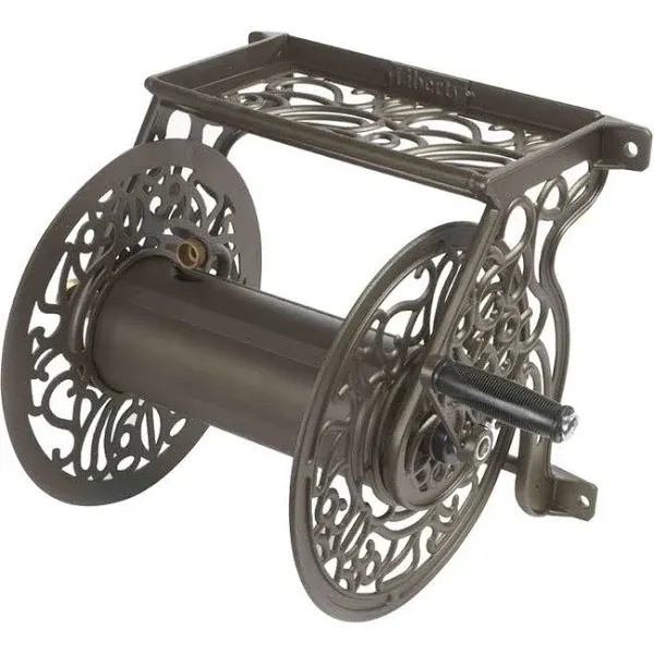 Liberty Garden Decorative Wall Mount Hose Reel