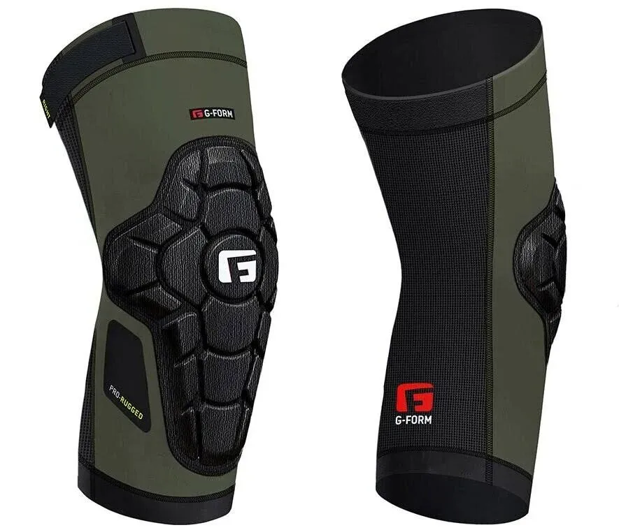 G-Form Pro Rugged Knee Pads Army Green / XS