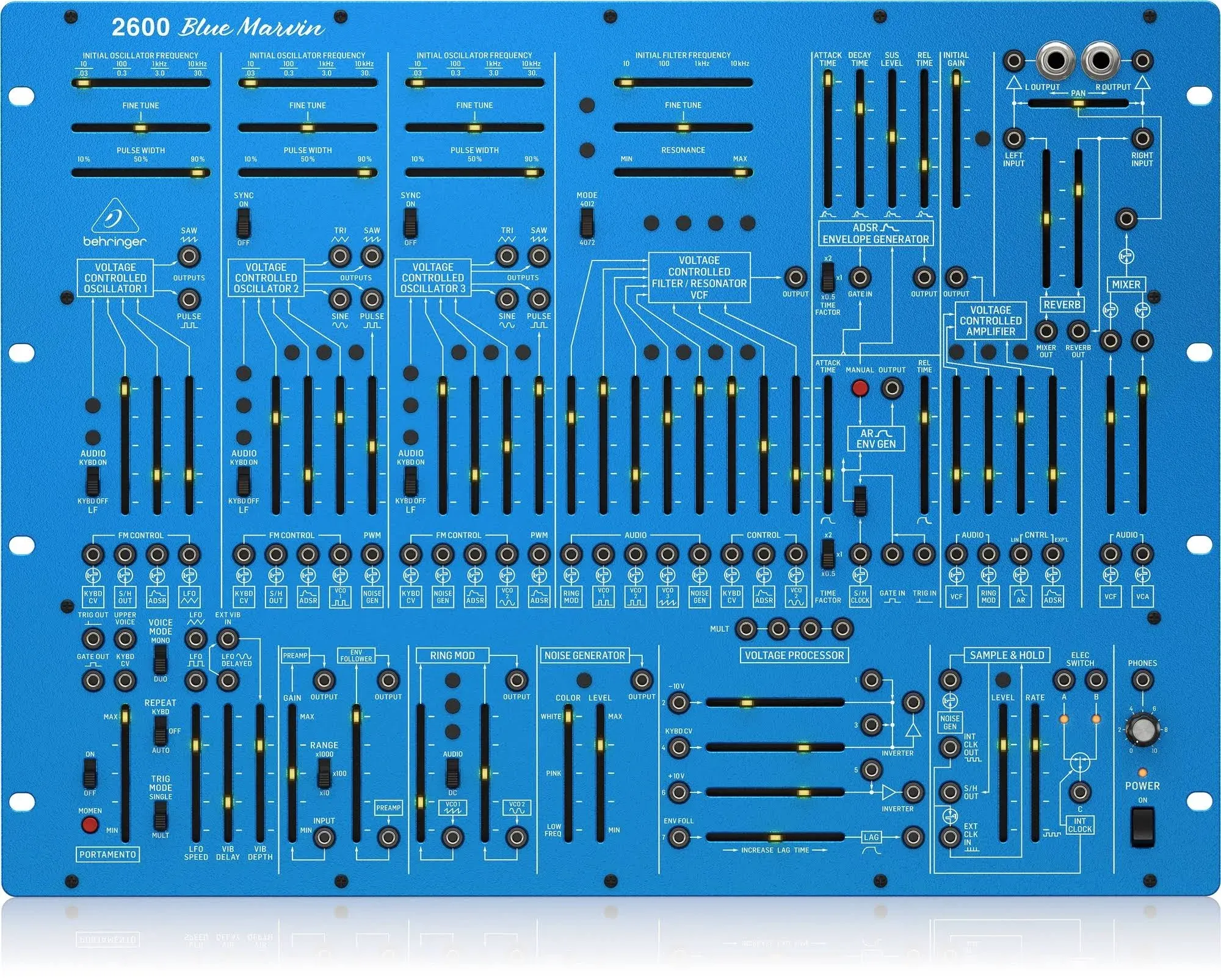 Behringer 2600 Blue Marvin Limited-Edition Analog Semi-Modular Synthesizer