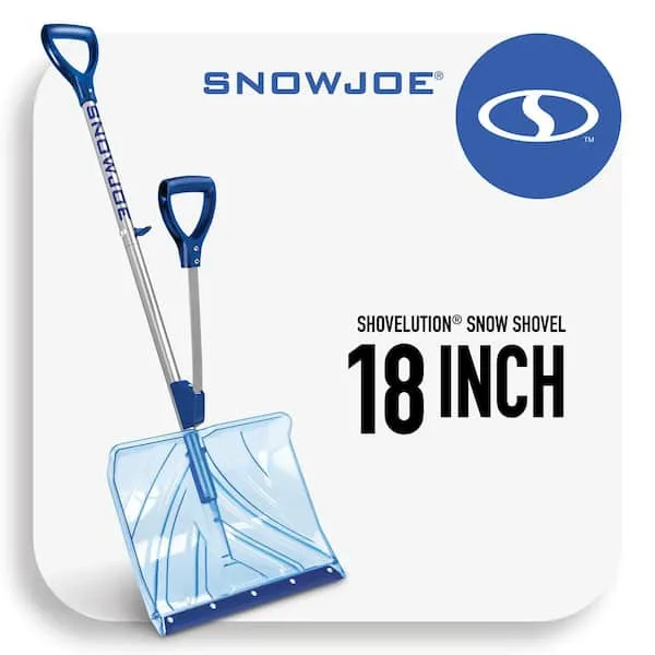 Snow Joe Shovelution Snow Shovel Strain-Reducing