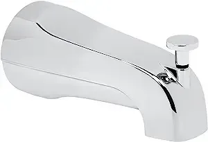 American Standard 8888026.002 Bath Slip-On Diverter Tub Spout, 4 in, Polished Chrome (For 1/2" copper water tube)