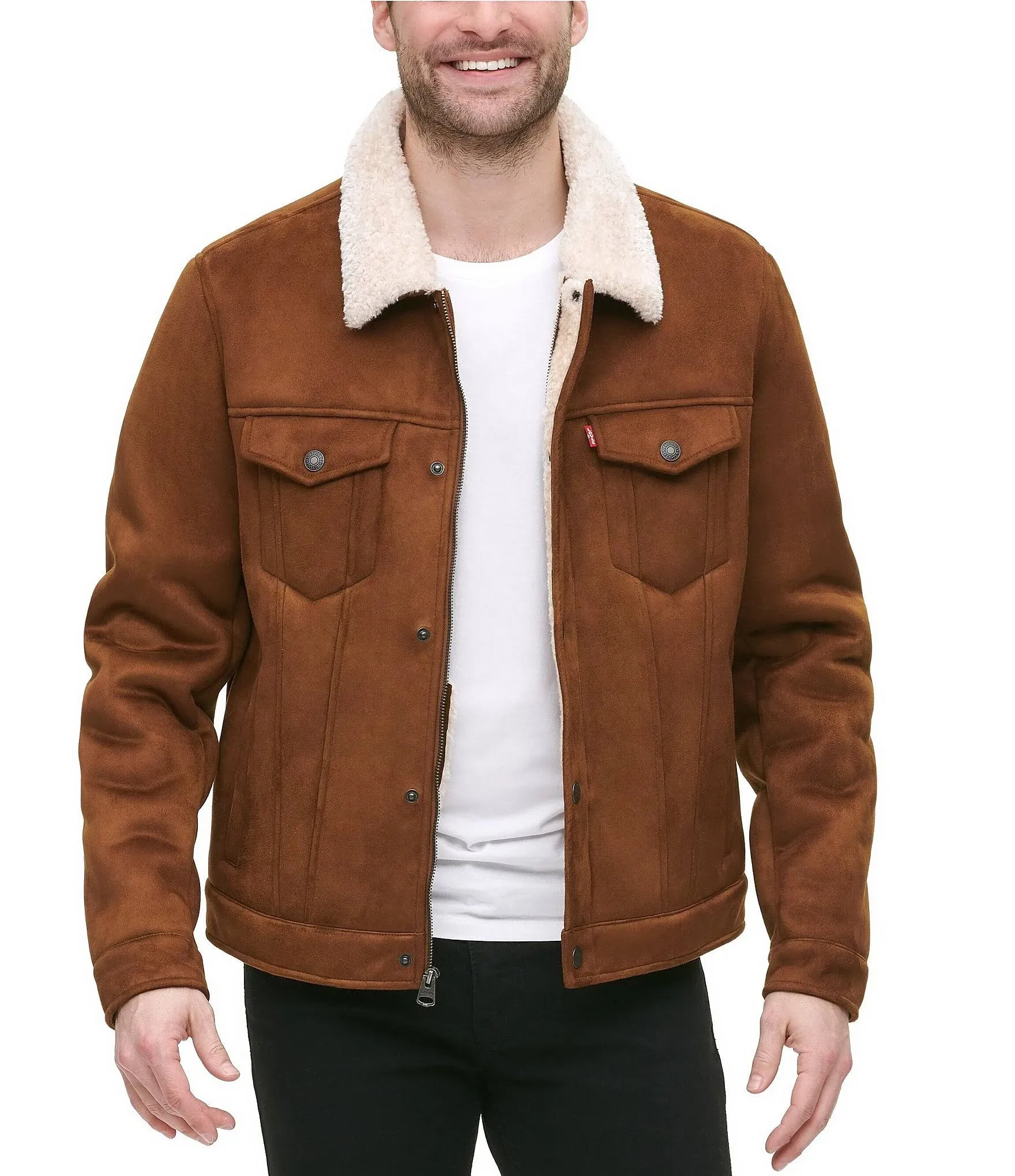 Levi's Men's Faux-Shearling Trucker Jacket