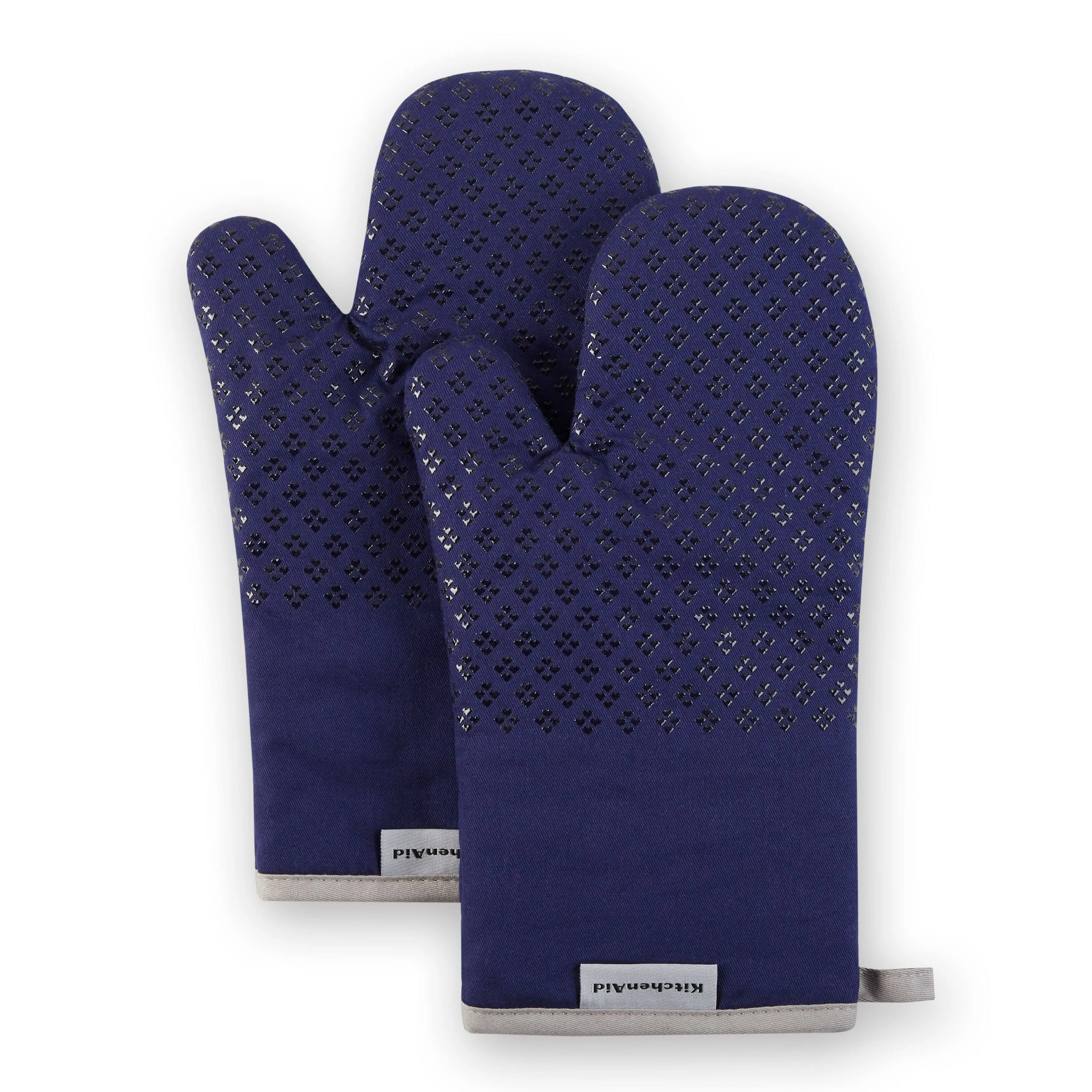 KitchenAid Asteroid Oven Mitt (Set of 2) Cobalt 7" W x 13" L