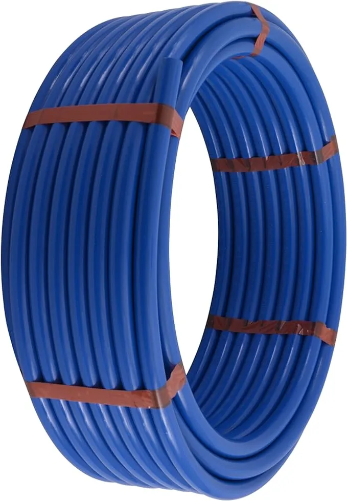 SharkBite 1/2 Inch x 100 Feet Blue PEX-A, PEX Pipe Flexible Water Tubing for Plumbing, UA60B100