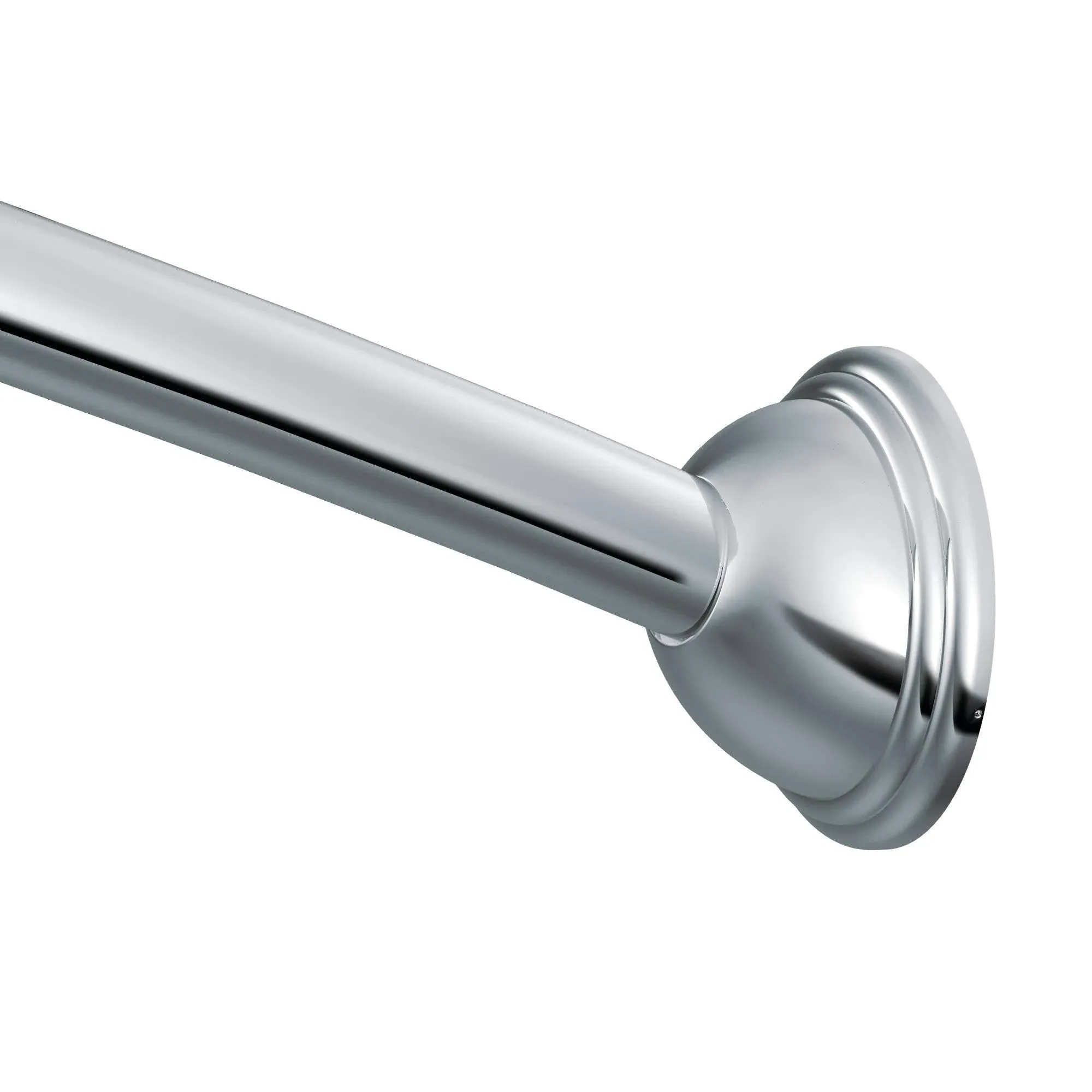 Moen CSR2165CH 5 ft. Fixed-Length Curved Shower Rod in Chrome