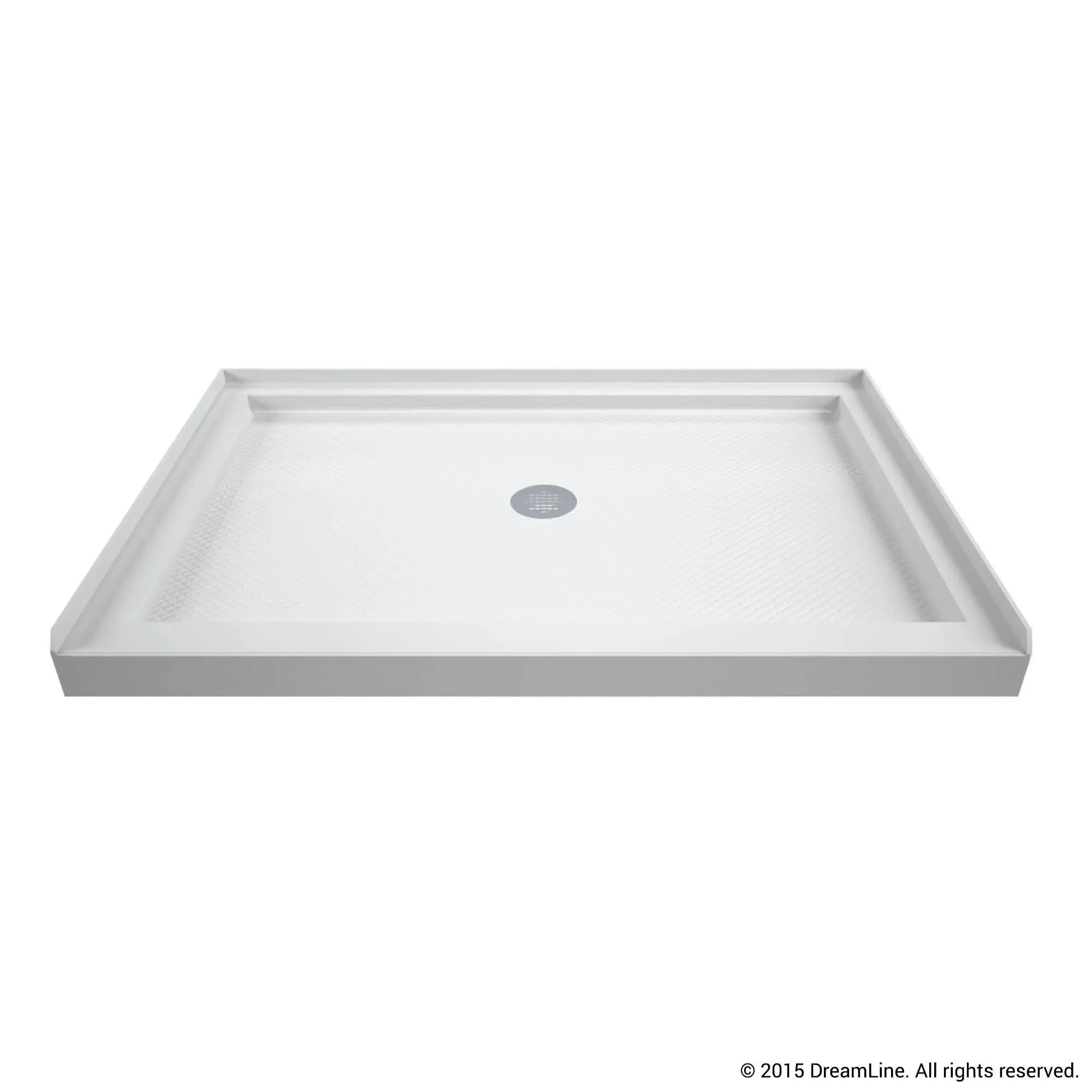 DreamLine DLT-1134480 Slimline 34 x 48 inch Single Threshold Shower Base Center Drain