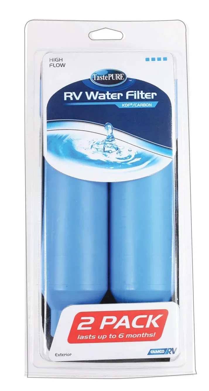 Camco - 40045 - RV and Marine Water Filter - 2/Pack