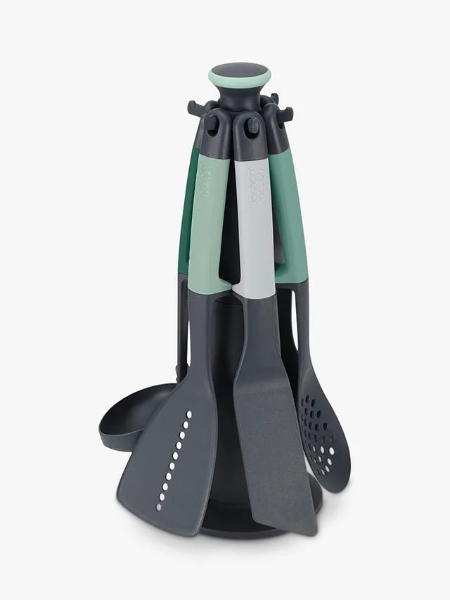 Joseph Joseph Elevate 6 Piece Carousel Utensil Set Sage