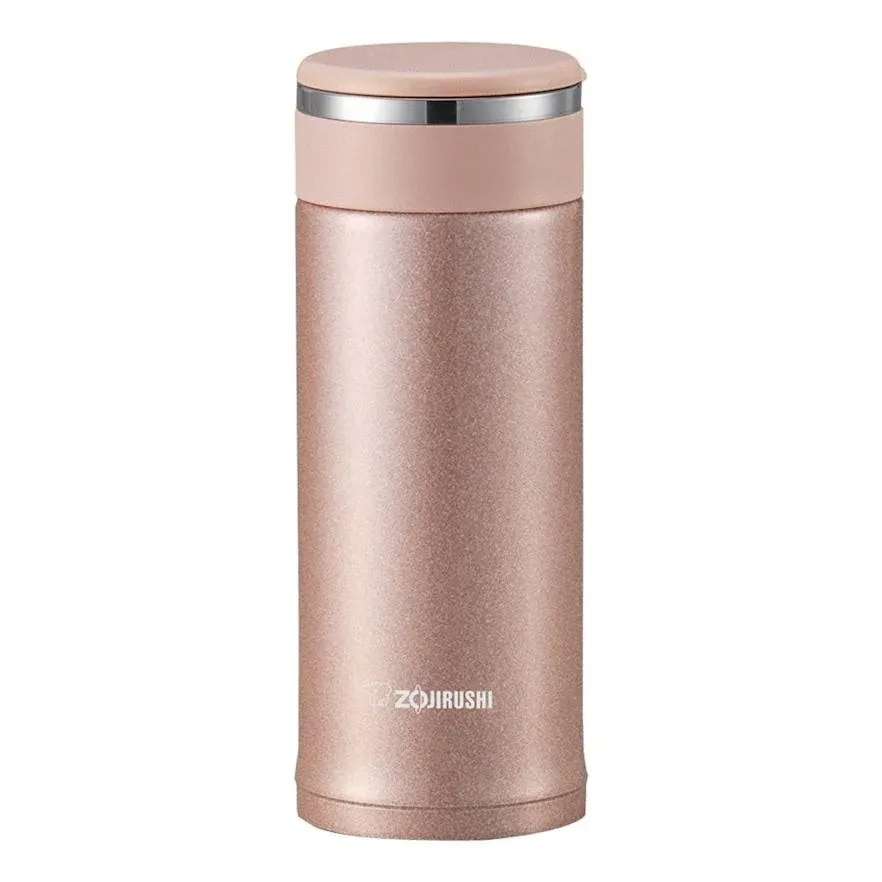 Zojirushi Hot/Cold Stainless 11 oz Travel Mug SM-JTE34-PX Pink Champagne NEW