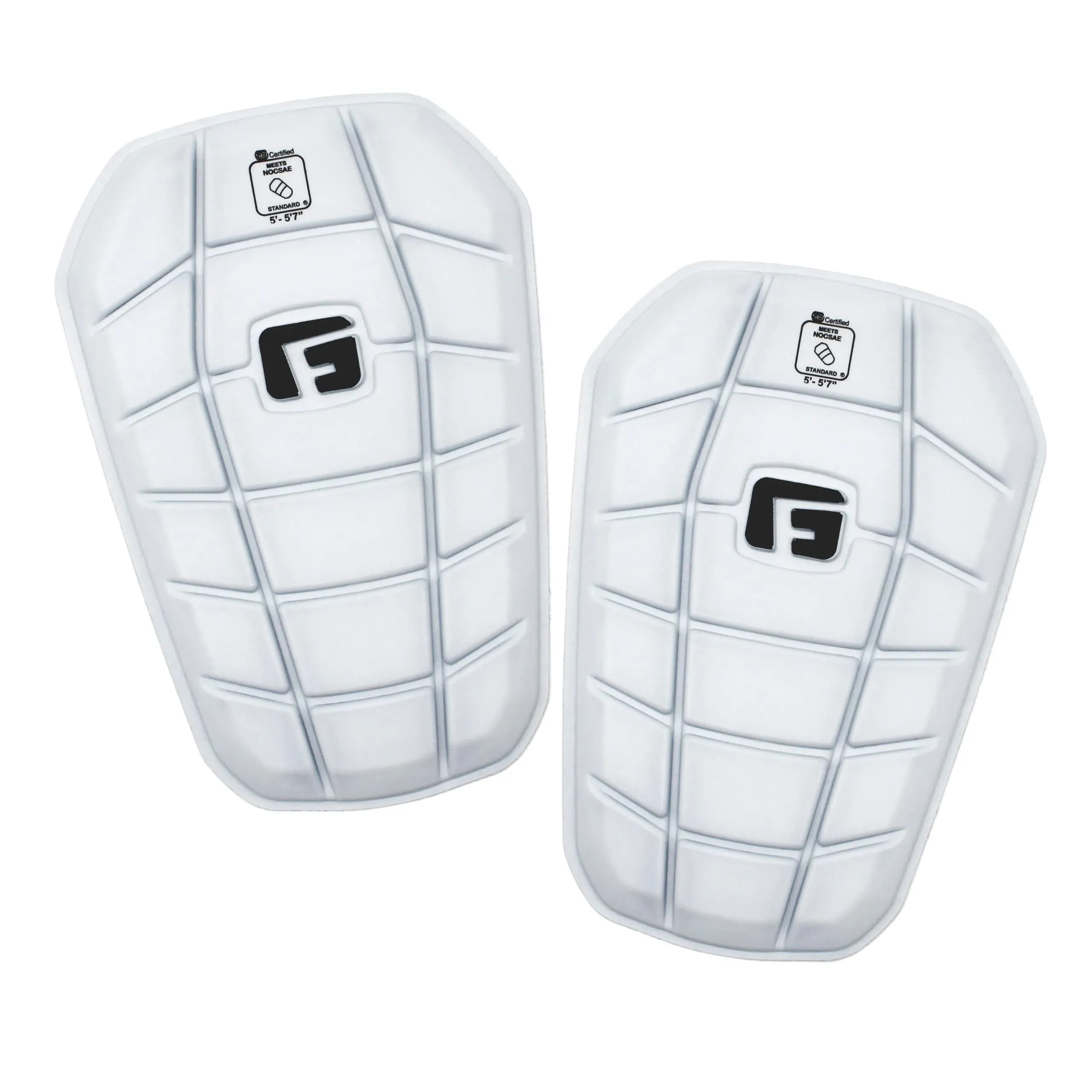 G-Form Pro-S Blade Soccer Shin Guards White