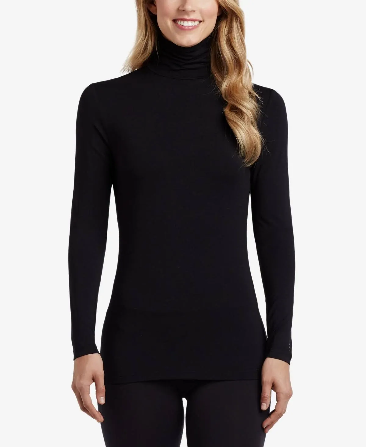 Cuddl Duds Women's Softwear with Stretch Long Sleeve Turtleneck