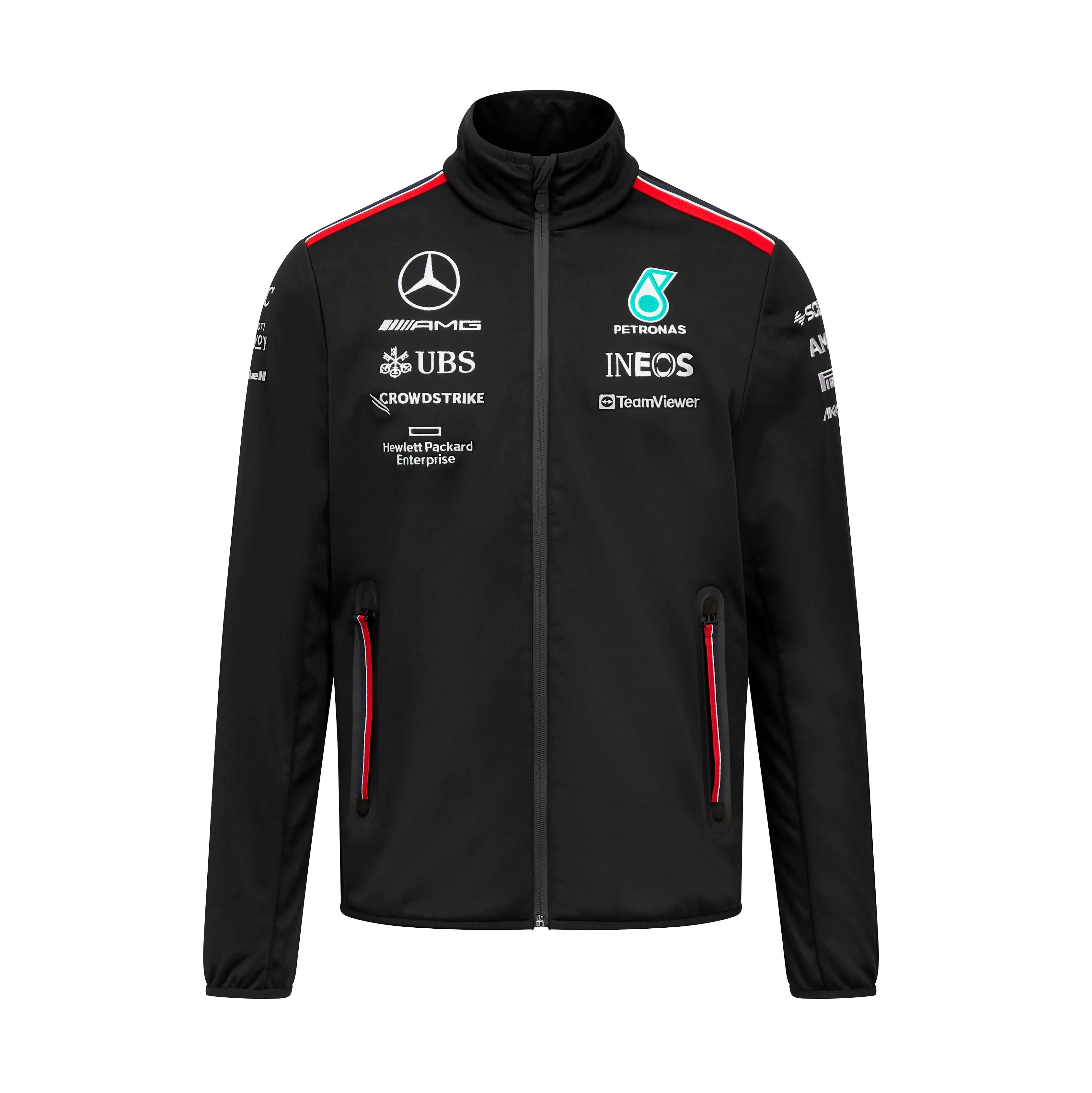 Mercedes AMG Petronas F1 2023 Men's Team Softshell Jacket